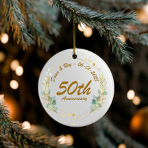 Persoonlijke Kerstversiering 50-jarig Jubileum,