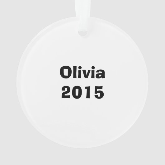 Persoonlijke kerstversiering "Emoji" Ornament (achterkant)