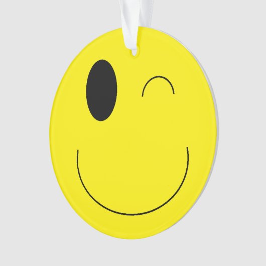 Persoonlijke kerstversiering "Emoji" Ornament (voorkant)