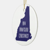 Persoonlijke kerstversiering in New Hampshire Keramisch Ornament (Links)