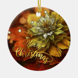 Persoonlijke kerstversiering keramisch ornament