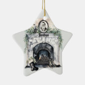 Persoonlijke kerstversiering keramisch ornament (Rechts)