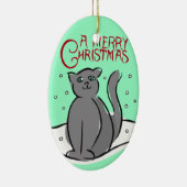 Persoonlijke kerstversiering keramisch ornament (Rechts)