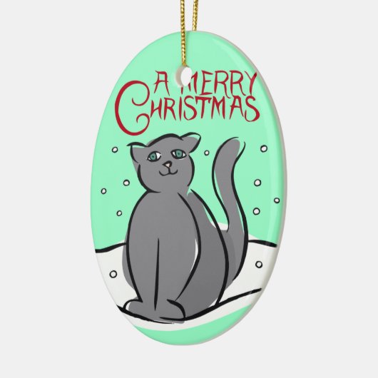 Persoonlijke kerstversiering keramisch ornament (Links)