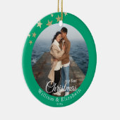 Persoonlijke kerstversiering keramisch ornament (Rechts)
