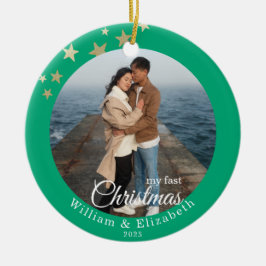 Persoonlijke kerstversiering keramisch ornament