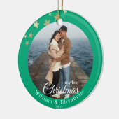 Persoonlijke kerstversiering keramisch ornament (Links)