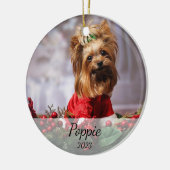 Persoonlijke kerstversiering keramisch ornament (Links)