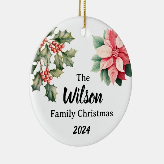 Persoonlijke kerstversiering keramisch ornament (Rechts)