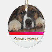 Persoonlijke kerstversiering keramisch ornament (Links)