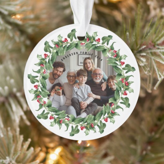 Persoonlijke kerstversiering met foto's ornament (Boom)