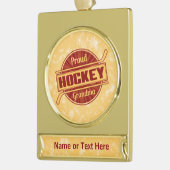 Persoonlijke kerstversiering met oma's verguld banner ornament (Links)