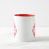 Persoonlijke Kerstversiering met Sierlijke Doodle Mok (Midden)