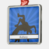 Persoonlijke kerstversiering metalen ornament (Links)