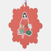 Persoonlijke kerstversiering – Mooie kerst- Ornament Kaart (Links)