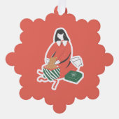 Persoonlijke kerstversiering – Mooie kerst- Ornament Kaart (Voorkant)