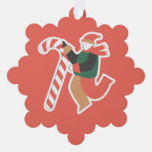 Persoonlijke kerstversiering – Mooie kerstdagen Ornament Kaart (Voorkant)