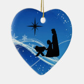 Persoonlijke kerstversiering op de Nativiteitsscèn Keramisch Ornament (Rechts)