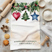 Persoonlijke Kerstversiering Vakantie Theedoek