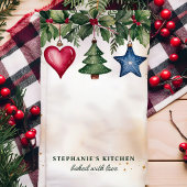 Persoonlijke Kerstversiering Vakantie Theedoek