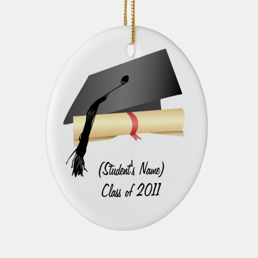 Persoonlijke kerstversiering van 2011 keramisch ornament (Rechts)