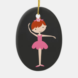 Persoonlijke kerstversiering van Ballerina Keramisch Ornament