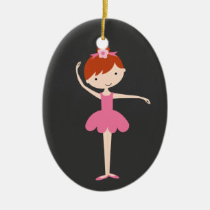Persoonlijke kerstversiering van Ballerina Keramisch Ornament