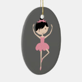 Persoonlijke kerstversiering van Ballerina Keramisch Ornament (Rechts)