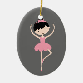 Persoonlijke kerstversiering van Ballerina Keramisch Ornament