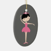 Persoonlijke kerstversiering van Ballerina Keramisch Ornament (Rechts)