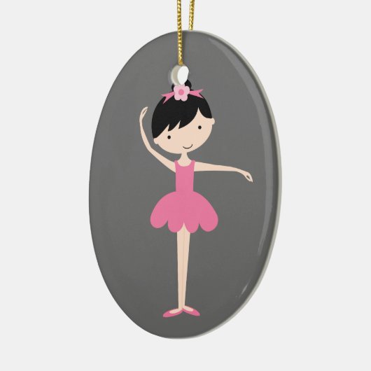 Persoonlijke kerstversiering van Ballerina Keramisch Ornament (Links)