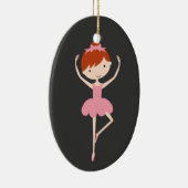 Persoonlijke kerstversiering van Ballerina Keramisch Ornament (Rechts)