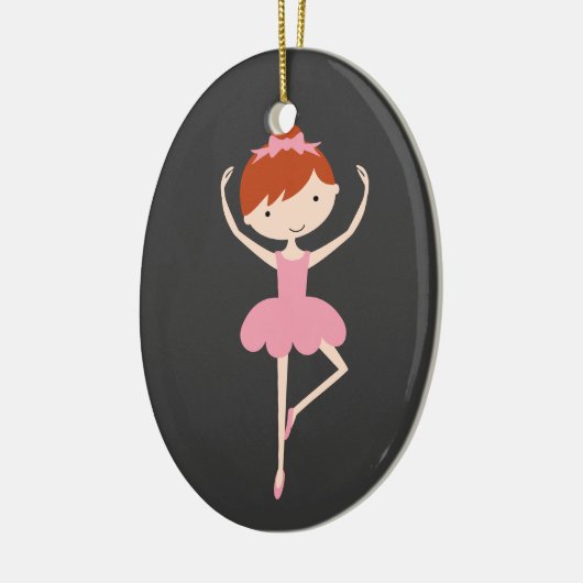 Persoonlijke kerstversiering van Ballerina Keramisch Ornament (Links)