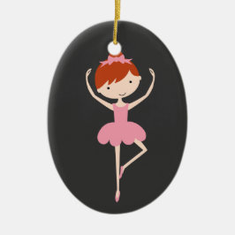 Persoonlijke kerstversiering van Ballerina Keramisch Ornament