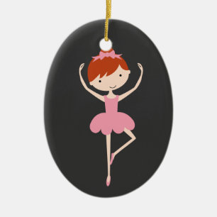 Persoonlijke kerstversiering van Ballerina Keramisch Ornament