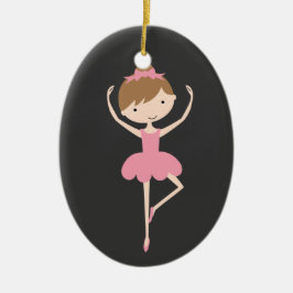 Persoonlijke kerstversiering van Ballerina Keramisch Ornament