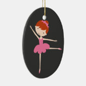 Persoonlijke kerstversiering van Ballerina Keramisch Ornament (Rechts)