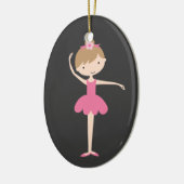 Persoonlijke kerstversiering van Ballerina Keramisch Ornament (Links)