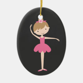 Persoonlijke kerstversiering van Ballerina Keramisch Ornament