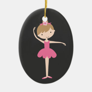 Persoonlijke kerstversiering van Ballerina Keramisch Ornament