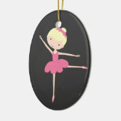 Persoonlijke kerstversiering van Ballerina Keramisch Ornament (Links)