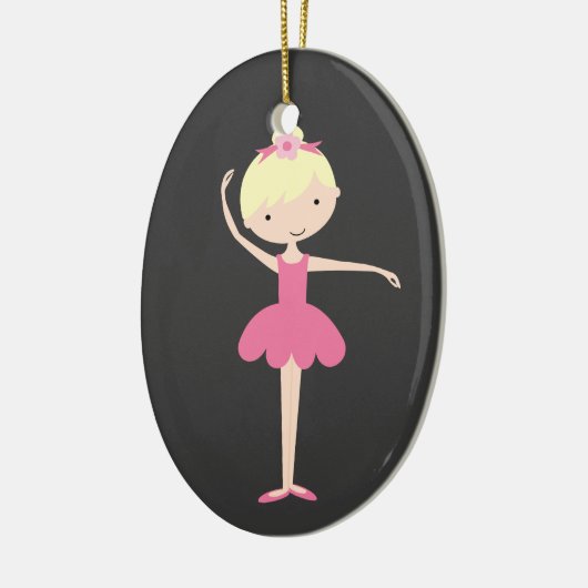 Persoonlijke kerstversiering van Ballerina Keramisch Ornament (Links)