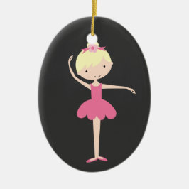 Persoonlijke kerstversiering van Ballerina Keramisch Ornament