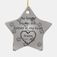 Persoonlijke kerstversiering van de Dog Memorial