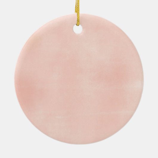 Persoonlijke kerstversiering van Floral Godmoeder Keramisch Ornament (Achterkant)