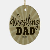 Persoonlijke kerstversiering van mijn vader keramisch ornament (Rechts)