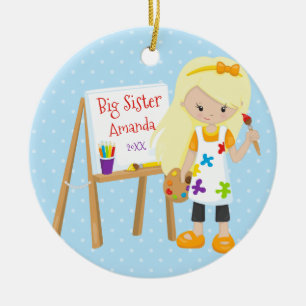 Persoonlijke kerstversiering voor Big Sister Artis Keramisch Ornament