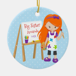 Persoonlijke kerstversiering voor Big Sister Artis Keramisch Ornament