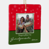 Persoonlijke kerstversiering voor grootouders keramisch ornament (Rechts)