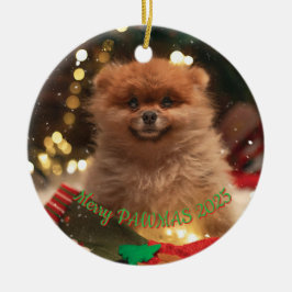 Persoonlijke Kerstversiering voor Honden – Aangepa Keramisch Ornament
